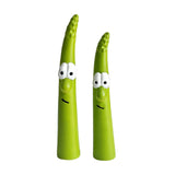 Maxbell 2 Pieces Garden Stakes Plant Art Rustic Ornaments for Park Outside White Eyes