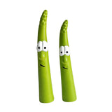 Maxbell 2 Pieces Garden Stakes Plant Art Rustic Ornaments for Park Outside White Eyes