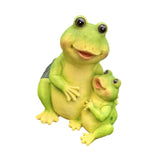 Maxbell Garden Frog Statue Centerpiece Gift Garden Decoration for Balcony Patio Lawn