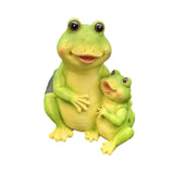 Maxbell Garden Frog Statue Centerpiece Gift Garden Decoration for Balcony Patio Lawn