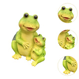 Maxbell Garden Frog Statue Centerpiece Gift Garden Decoration for Balcony Patio Lawn