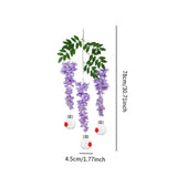 Maxbell Simulated  Flower Hummingbird Feeder Sturdy Multipurpose Long Branch