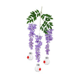 Maxbell Simulated  Flower Hummingbird Feeder Sturdy Multipurpose Long Branch