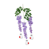 Maxbell Simulated  Flower Hummingbird Feeder Sturdy Multipurpose Long Branch