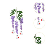 Maxbell Simulated  Flower Hummingbird Feeder Sturdy Multipurpose Long Branch