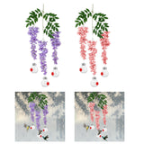 Maxbell Simulated  Flower Hummingbird Feeder Sturdy Multipurpose Long Branch