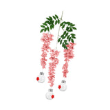 Maxbell Simulated  Flower Hummingbird Feeder Sturdy Multipurpose Long Branch