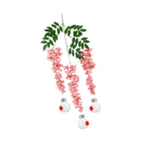 Maxbell Simulated  Flower Hummingbird Feeder Sturdy Multipurpose Long Branch