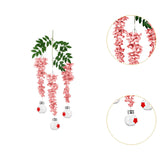 Maxbell Simulated  Flower Hummingbird Feeder Sturdy Multipurpose Long Branch