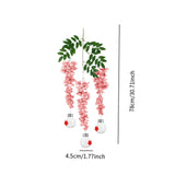 Maxbell Simulated  Flower Hummingbird Feeder Sturdy Multipurpose Long Branch