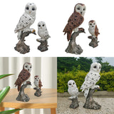 Maxbell Mother and Child Owls Figurine Set for Pathways Decor Lovely Resin