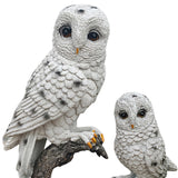 Maxbell Mother and Child Owls Figurine Set for Pathways Decor Lovely Resin