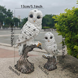 Maxbell Mother and Child Owls Figurine Set for Pathways Decor Lovely Resin