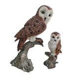 Maxbell Mother and Child Owls Figurine Set for Pathways Decor Lovely Resin