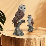 Maxbell Mother and Child Owls Figurine Set for Pathways Decor Lovely Resin