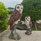 Maxbell Mother and Child Owls Figurine Set for Pathways Decor Lovely Resin
