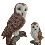 Maxbell Mother and Child Owls Figurine Set for Pathways Decor Lovely Resin