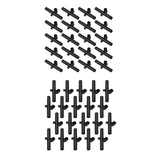 Maxbell 20x Plastic Kite Frame Connectors Joints Supplies Quick Assembly Replacement S