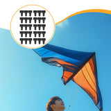 Maxbell 30 Pieces Kite Connectors 3 Way Enhanced Flight Stability Easy Installation 6mm