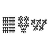 Maxbell 30 Pieces Kite Connectors 3 Way Enhanced Flight Stability Easy Installation 6mm