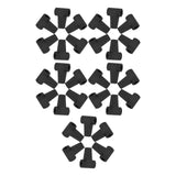 Maxbell 30 Pieces Kite Connectors 3 Way Enhanced Flight Stability Easy Installation 7mm