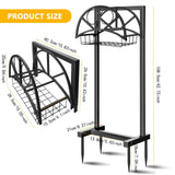 Maxbell Garden Hose Holder Iron Hose Hanger for Watering Equipment Flowerbed Outdoor