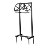 Maxbell Garden Hose Holder Iron Hose Hanger for Watering Equipment Flowerbed Outdoor