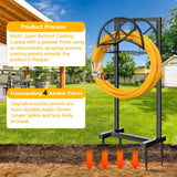 Maxbell Garden Hose Holder Iron Hose Hanger for Watering Equipment Flowerbed Outdoor