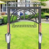 Maxbell Garden Hose Holder Iron Hose Hanger for Watering Equipment Flowerbed Outdoor