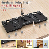 Maxbell Shelf Pin Drill Jig Drilling Guide for Wood Project Crafts DIY Cabinetmakers