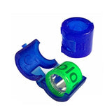 Maxbell 50 Pieces 0.35inch Race Pigeon Leg Snap Ring Multipurpose Plastic