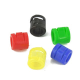 Maxbell 50 Pieces 0.35inch Race Pigeon Leg Snap Ring Multipurpose Plastic
