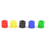 Maxbell 50 Pieces 0.35inch Race Pigeon Leg Snap Ring Multipurpose Plastic
