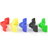 Maxbell 50 Pieces 0.35inch Race Pigeon Leg Snap Ring Multipurpose Plastic