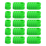 Maxbell 50 Pieces 0.35inch Race Pigeon Leg Snap Ring Multipurpose Plastic