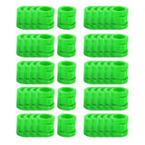 Maxbell 50 Pieces 0.35inch Race Pigeon Leg Snap Ring Multipurpose Plastic
