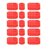 Maxbell 50 Pieces 0.35inch Race Pigeon Leg Snap Ring Multipurpose Plastic