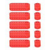 Maxbell 50 Pieces 0.35inch Race Pigeon Leg Snap Ring Multipurpose Plastic