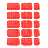 Maxbell 50 Pieces 0.35inch Race Pigeon Leg Snap Ring Multipurpose Plastic