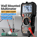 Maxbell 6000 Counts Multimeter with Ncv Function for Home Use Outlets Fuses Vehicles
