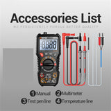 Maxbell 6000 Counts Multimeter with Ncv Function for Home Use Outlets Fuses Vehicles