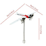 Maxbell Airplane Wind Spinner Modern Collection Metal for Home Yard Outdoor