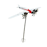 Maxbell Airplane Wind Spinner Modern Collection Metal for Home Yard Outdoor