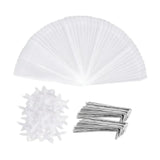 Maxbell Garden Cloches for Plants Mini Greenhouse Windproof Reusable Plant Protector 40 Pieces