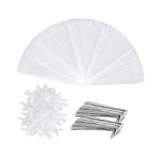 Maxbell Garden Cloches for Plants Mini Greenhouse Windproof Reusable Plant Protector 40 Pieces