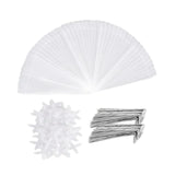 Maxbell Garden Cloches for Plants Mini Greenhouse Windproof Reusable Plant Protector 40 Pieces