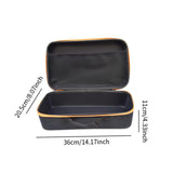 Maxbell Electric Drill Storage Bag Hard Case Lightweight Tool Bag for Saw Hand Tools Black Orange