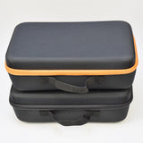 Maxbell Electric Drill Storage Bag Hard Case Lightweight Tool Bag for Saw Hand Tools Black Orange