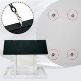 Maxbell Outside Hanging Bird Feeder Equipment Feeding Station for Park Backyard Lawn