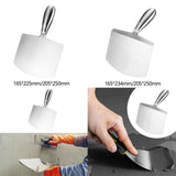 Maxbell Stainless Steel Putty Knife Anti Rust for Drywall Finishing Plaster Scraping S Straight